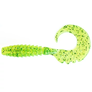 Fancy Grub 2.5" (10pcs.), #026 - Flo Chartreuse/Green