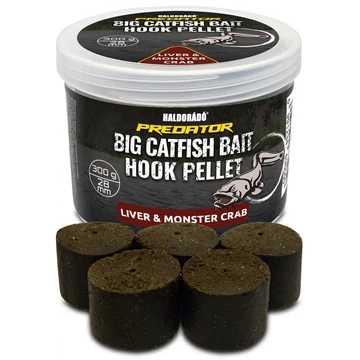 Haldorádó Catfish Bait Hook Pellet 28 mm - Liver & Monster Crab