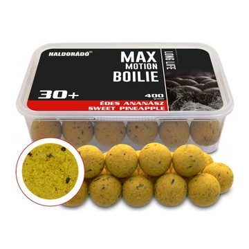 HALDORÁDÓ MAX MOTION Boilie Long Life 30+ mm - Édes Ananász