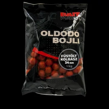 Oldódó bojli 24 mm Füstölt Kolbász 1 kg