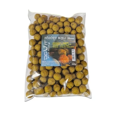 Főzött bojli 20mm 1000g - ananász-vajsav