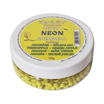 MICRO NEON DUMBELL 3,5MM - ANANÁSZ - ZÖLDALMA