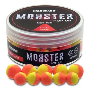 Haldorádó MONSTER Pop Up Method 9, 11 mm - Vörös Lazac