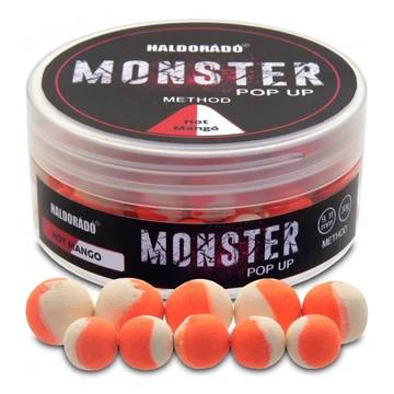 Haldorádó MONSTER Pop Up Method 9, 11 mm - Hot Mangó