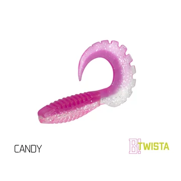 Gumihal Delphin TWISTA UVs / 5db 8cm/CANDY