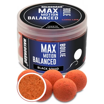 HALDORÁDÓ MAX MOTION Boilie Balanced 20 mm - Fekete Tintahal