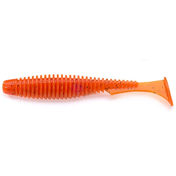 U-Shad 2.5" (9pcs.), #049 - Orange Pumpkin/Black