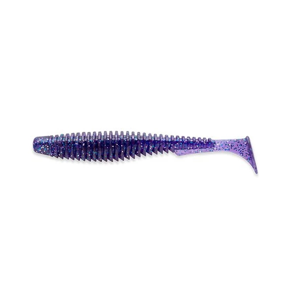 U-Shad 2" (10pcs.), #060 - Dark Violet/Peacock & Silver