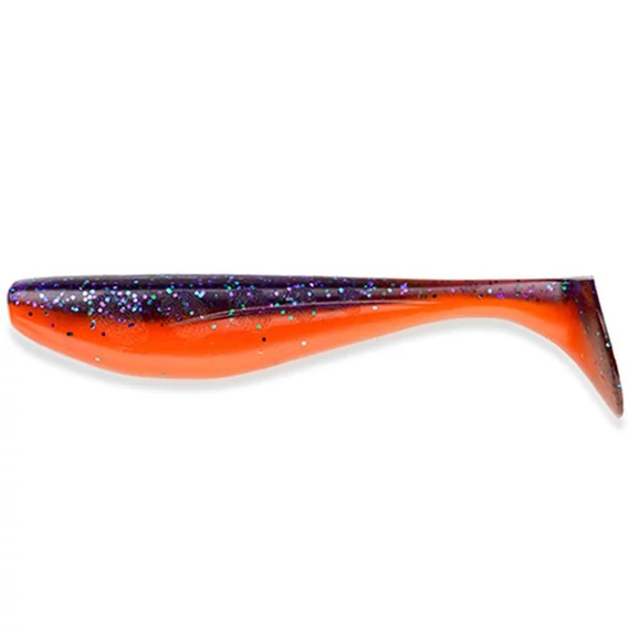 Wizzle Shad 3" (8pcs.), #207 - Dark Violet/Orange