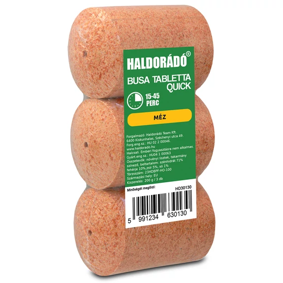 HALDORÁDÓ Busa tabletta Quick - Méz