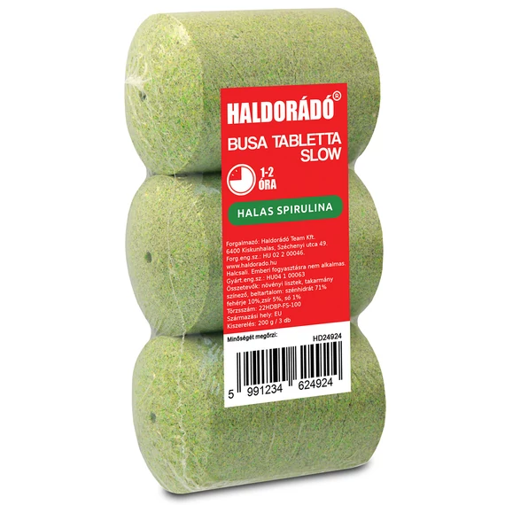 HALDORÁDÓ Busa tabletta Slow - Halas spirulina