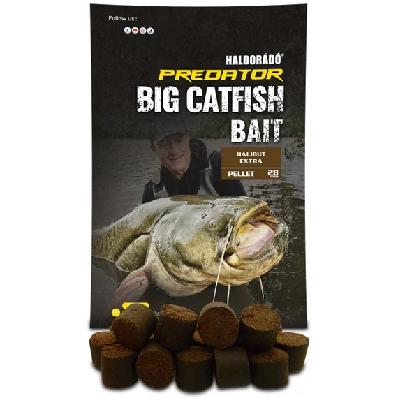 Haldorádó Catfish Bait Pellet 28 mm - Halibut Extra 1 kg