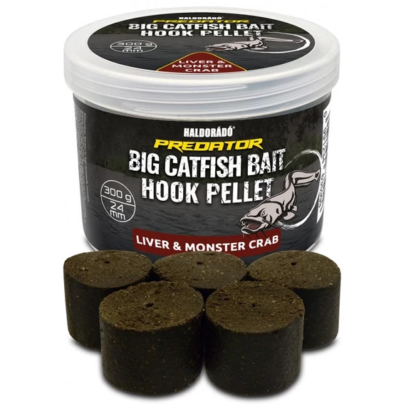 Haldorádó Catfish Bait Hook Pellet 24 mm - Liver & Monster Crab