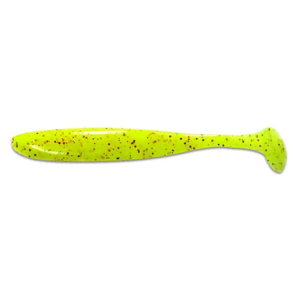 Keitech Easy Shiner 3.5" PAL#01 - Chartreuse Red Flake