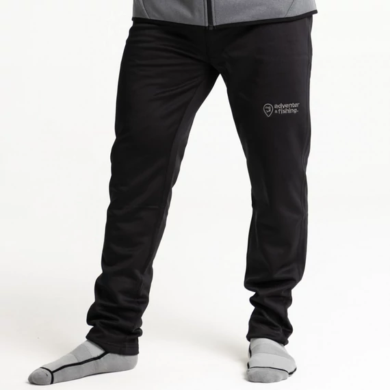 ADVENTER & FISHING WARM PROSTRECH PANTS STEEL & BLACK MELEGÍITŐ NADRÁG S