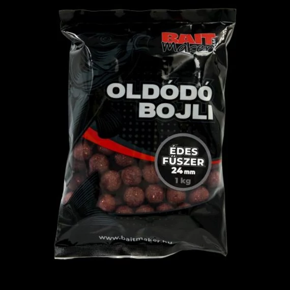 Oldódó bojli 24 mm Édes Fűszer 1 kg