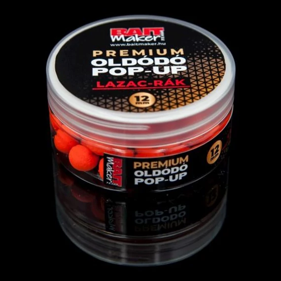 Premium Oldódó Pop Up  12 mm Lazac & Rák 25 g
