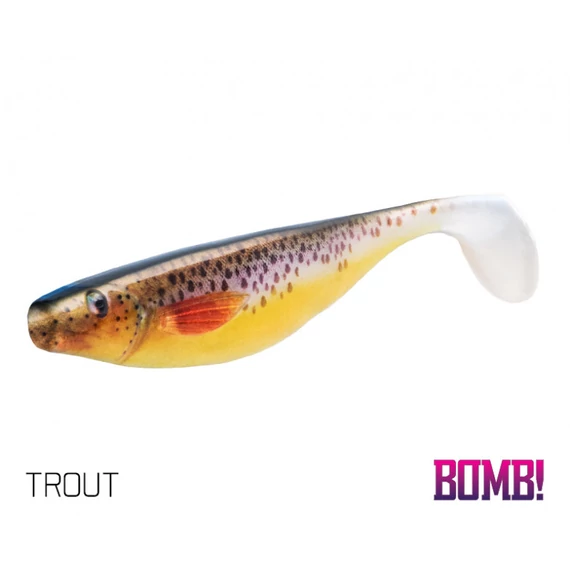 BOMB! Gumihal HYPNO / 2db 13 cm / 3D TROUT