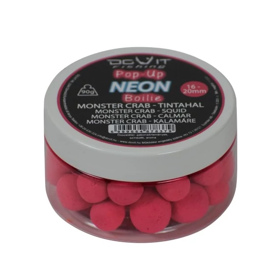Pop-Up Neon Boilie 16-20mm - Monster crab-tintahal