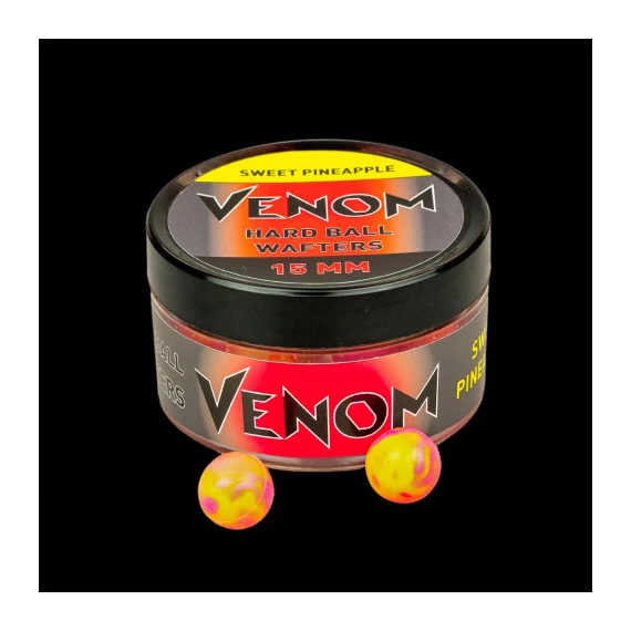 VENOM HARD BALL WAFTERS 15 MM SWEET PINEAPPLE