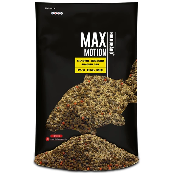 Haldorádó MAX MOTION PVA Bag Mix - Spanyol Mogyoró