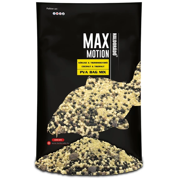 Haldorádó MAX MOTION PVA Bag Mix - Kókusz & Tigrismogyoró