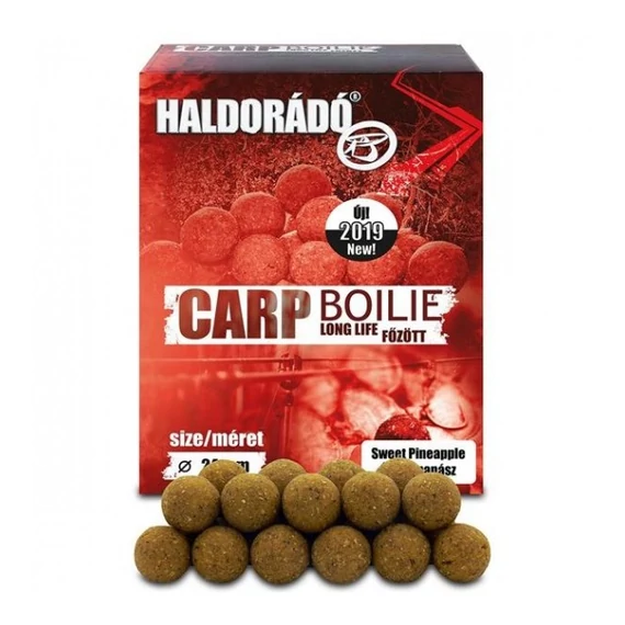 Haldorádó Carp Boilie Long Life 800g 24 mm - Édes Ananász