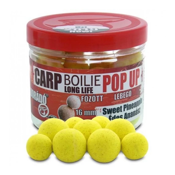 Haldorádó Carp Boilie Long Life Pop Up 16, 20 mm - Édes Ananász