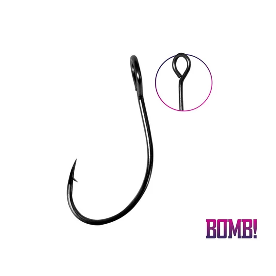 BOMB! HardLURE szakállas horog / 10db 8#