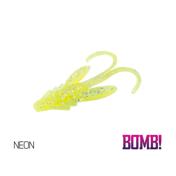 BOMB! Gumihal Nympha / 10db 2,5 cm / NEON