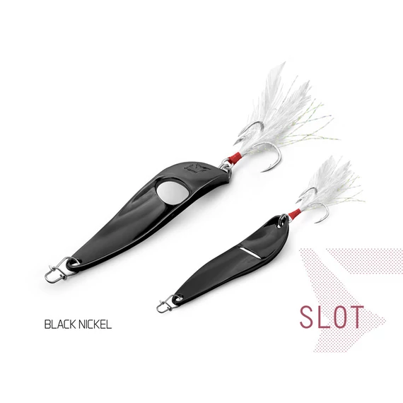 Villantó Delphin SLOT 20g BLACK NICKEL hook #4