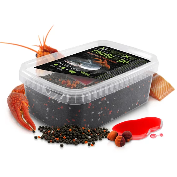 Pellet box Delphin Reaxe READY&GO Lazac–Rák / 400g