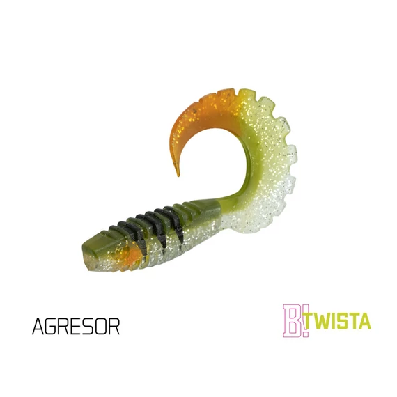 Gumihal Delphin TWISTA UVs / 5db 10cm/AGRESOR