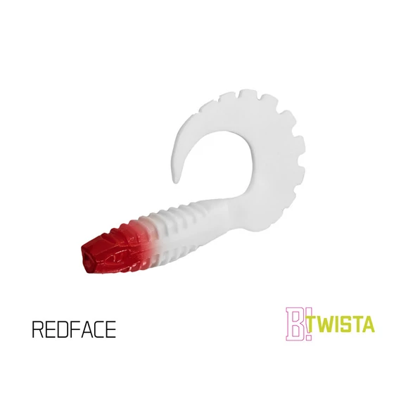 Gumihal Delphin TWISTA UVs / 5db 10cm/RedFACE